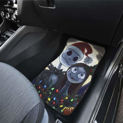 Jack And Sally Car Floor Mats Nightmare Before Christmas Cartoon Amazing