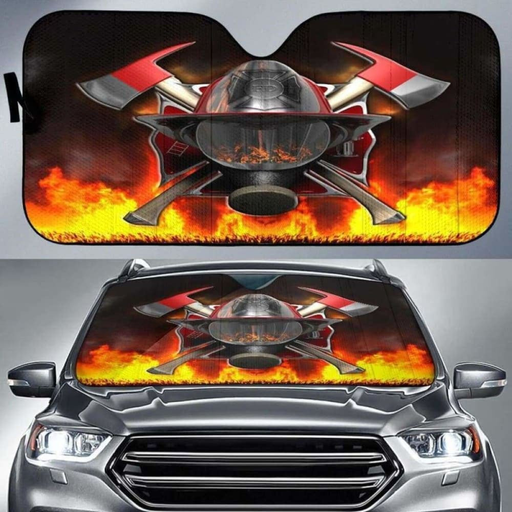 Firefighter Car Sun Shades