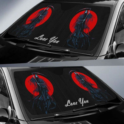 Grim Reaper Moon Car Sun Shades Amazing Gift Ideas