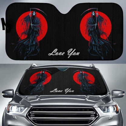 Grim Reaper Moon Car Sun Shades Amazing Gift Ideas