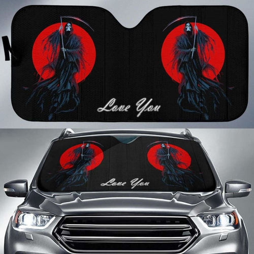 Grim Reaper Moon Car Sun Shades Amazing Gift Ideas