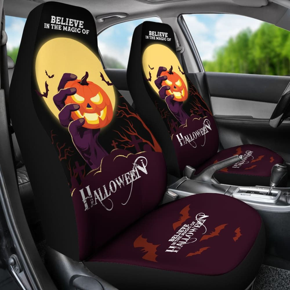 Amazing Gift Ideas Believe In The Magic Of Halloween Car Seat Covers
