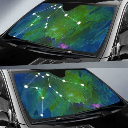 Zodiac Aquarius Car Sun Shade