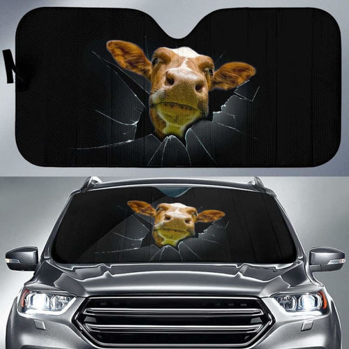 Auto Sun Shades - Cow
