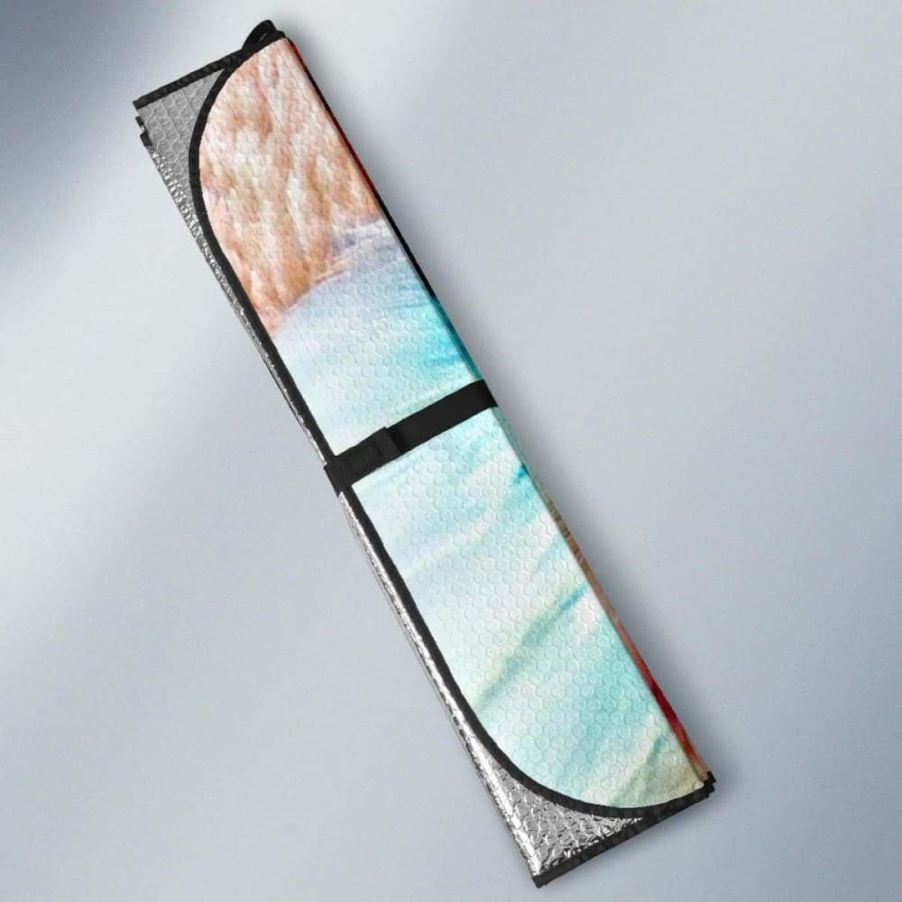 Flamingo Wading Bird Car Sun Shade