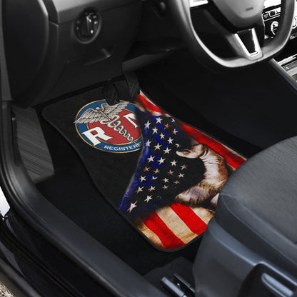 Amazing Patriot Nurse American Flag Car Floor Mats