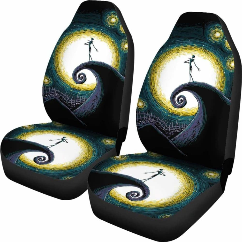 Nightmare Before Christmas Fan Gift Car Seat Cover