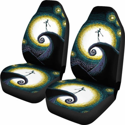 Nightmare Before Christmas Fan Gift Car Seat Cover