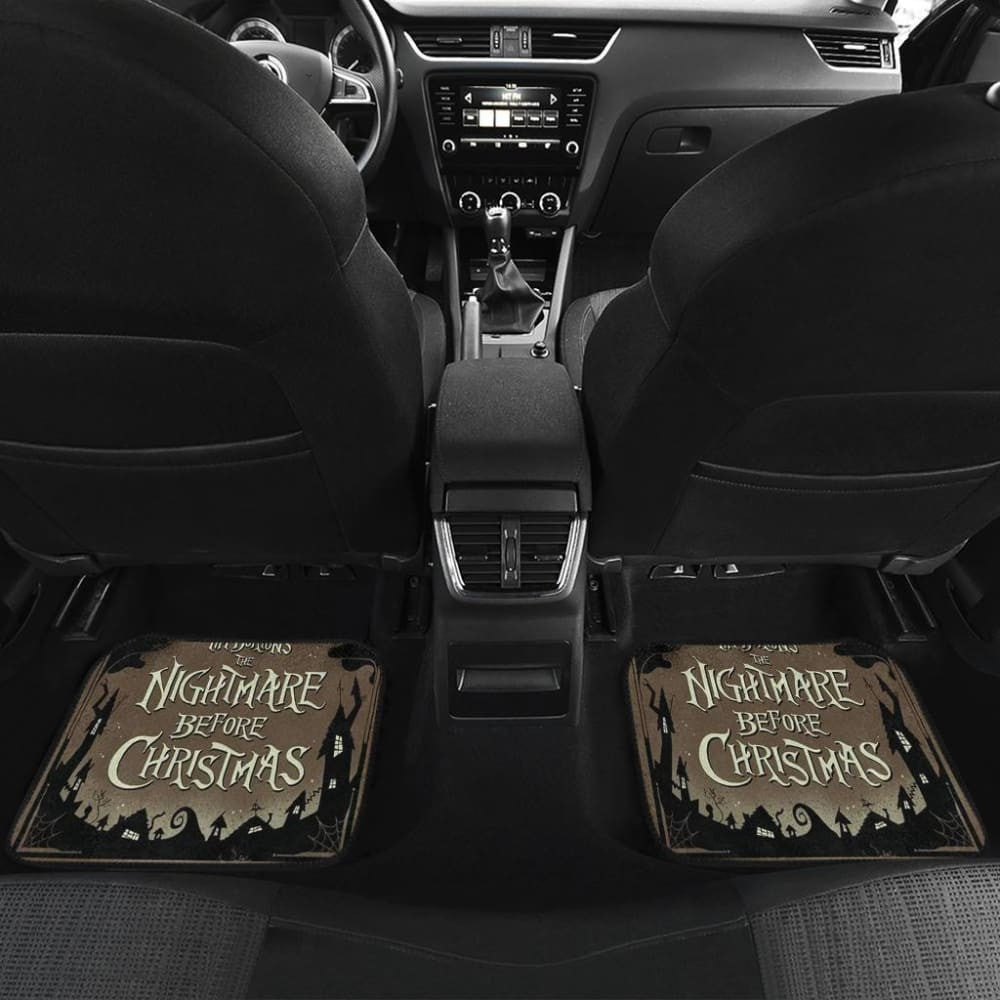 Nightmare Before Christmas Front And Back Car Mats