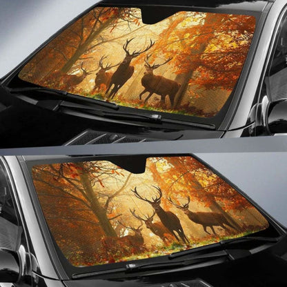 Dear Autumn Car Sun Shade