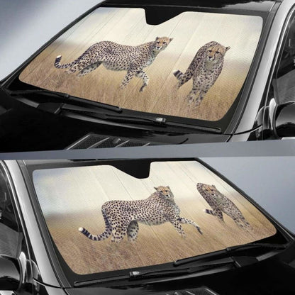 Cheetah Wildlife HdK Car Sun Shade