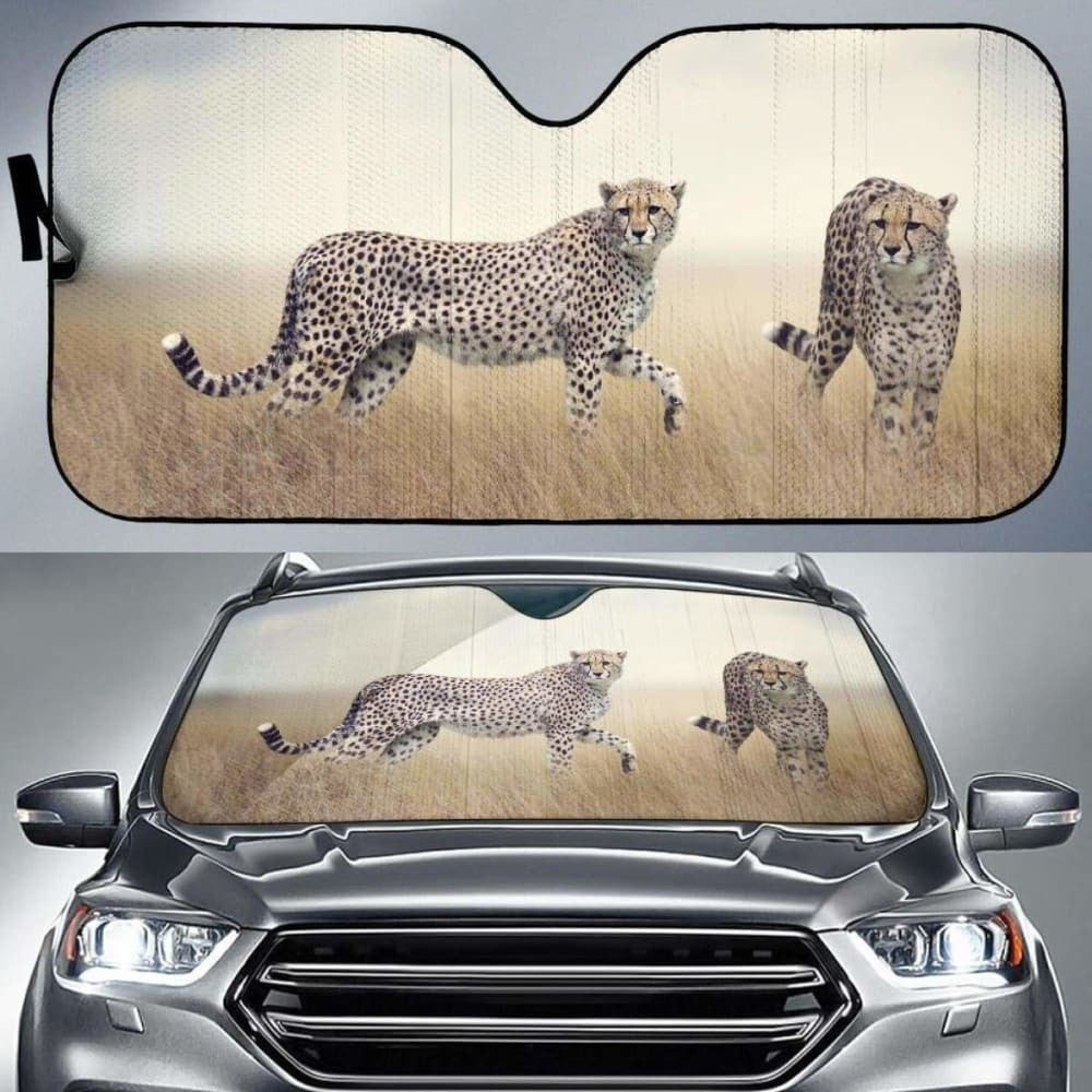 Cheetah Wildlife HdK Car Sun Shade