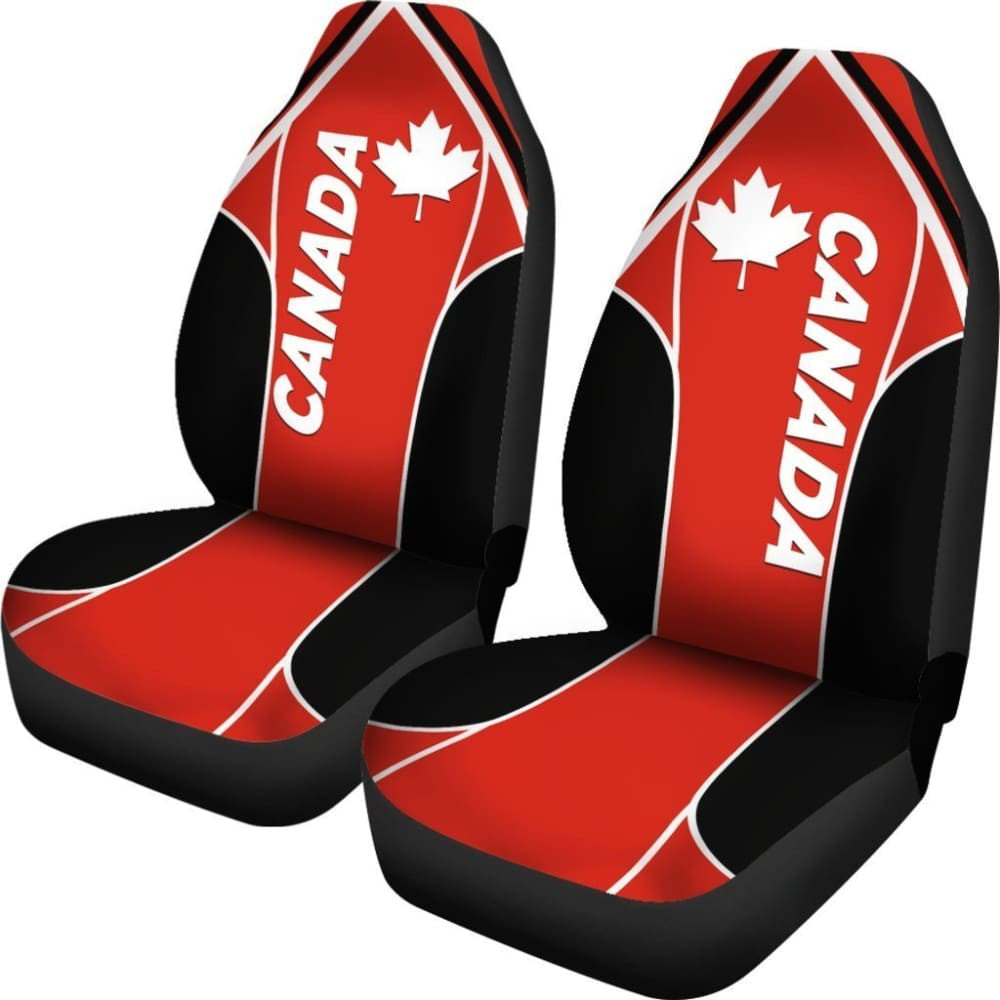 Canada Car Seat Covers - Canadian Maple Leaf Sport Style