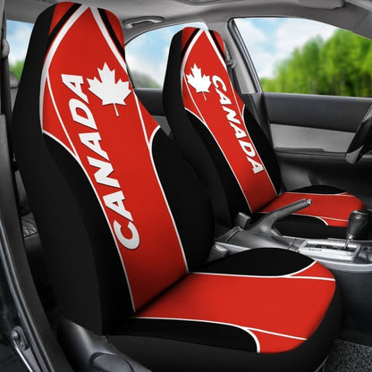 Canada Car Seat Covers - Canadian Maple Leaf Sport Style