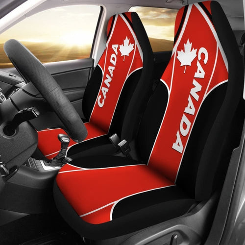Canada Car Seat Covers - Canadian Maple Leaf Sport Style