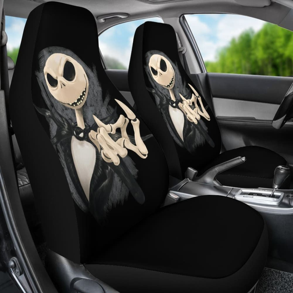 Jack Skellington Head The Nightmare Before Christmas Car Seat Covers