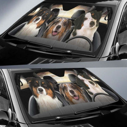 American Shepherd Car Auto Sun Shade Funny Dog Windshield