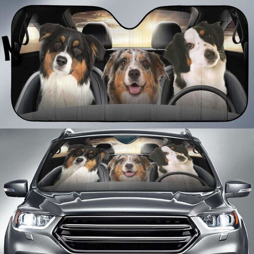 American Shepherd Car Auto Sun Shade Funny Dog Windshield
