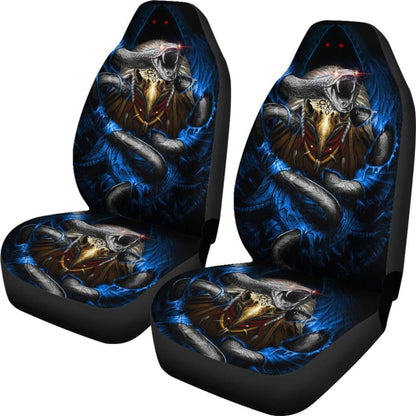 Snake Skull Car Seat Covers