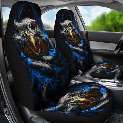 Snake Skull Car Seat Covers