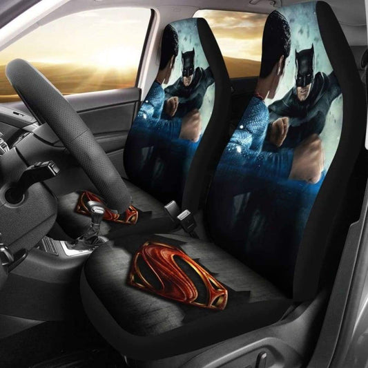 Fight Batman vs Superman Car Seat Covers Amazing