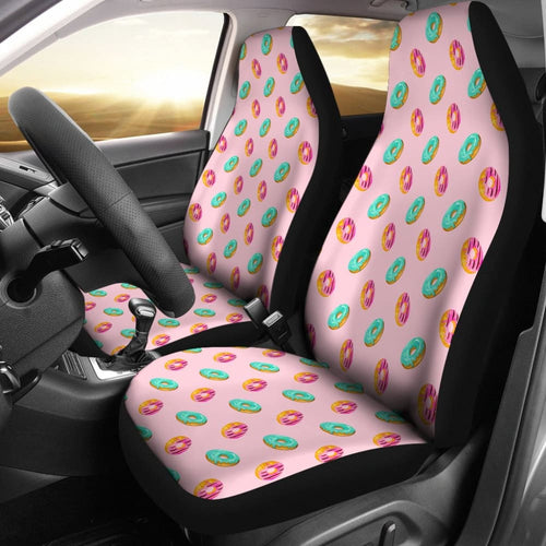 Pink Donut Car Seat Covers