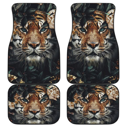 Tiger Flower Car Floor Mats Amazing Gift Ideas