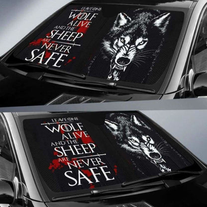 Arya Stark - Leave One Wolf Alive Auto Sun Shades