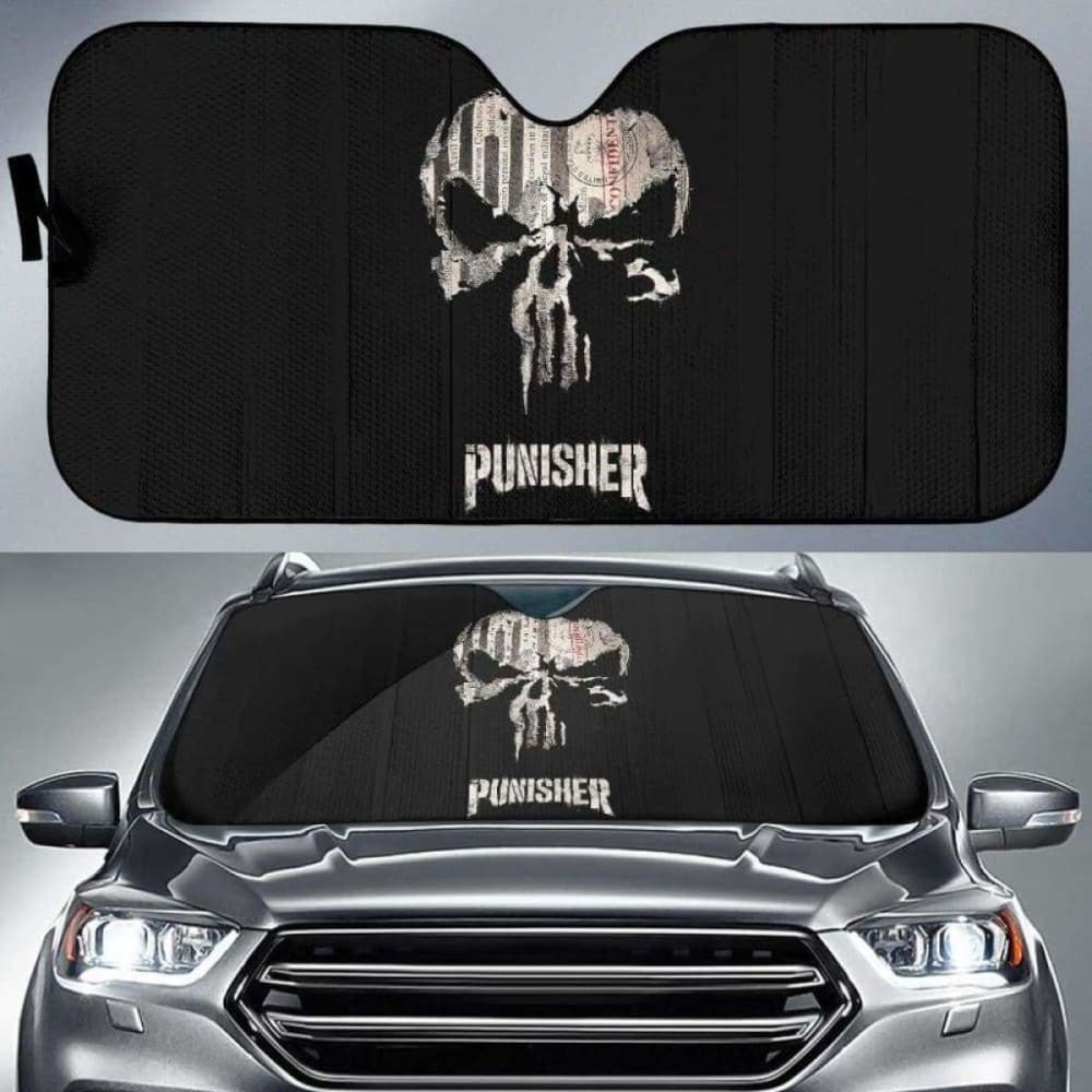 Punisher Car Auto Sun Shade