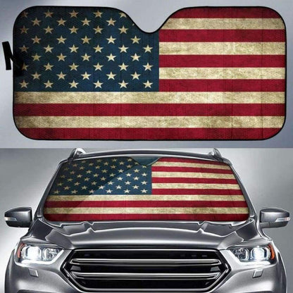 American Flag Car Auto Sun Shades