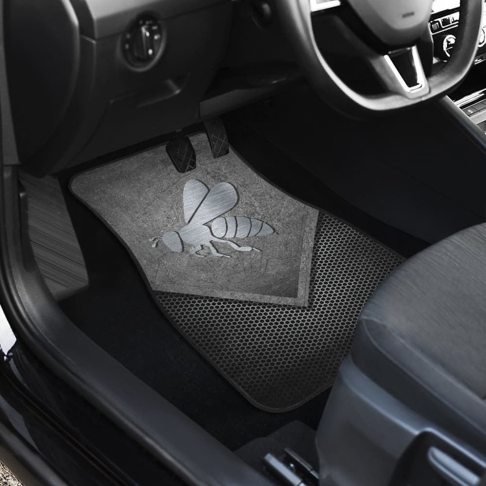 Metal Bee Car Floor Mats