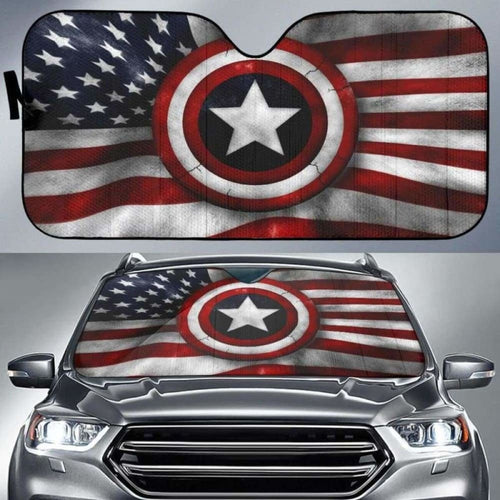 American FlagD Auto Sun Shades