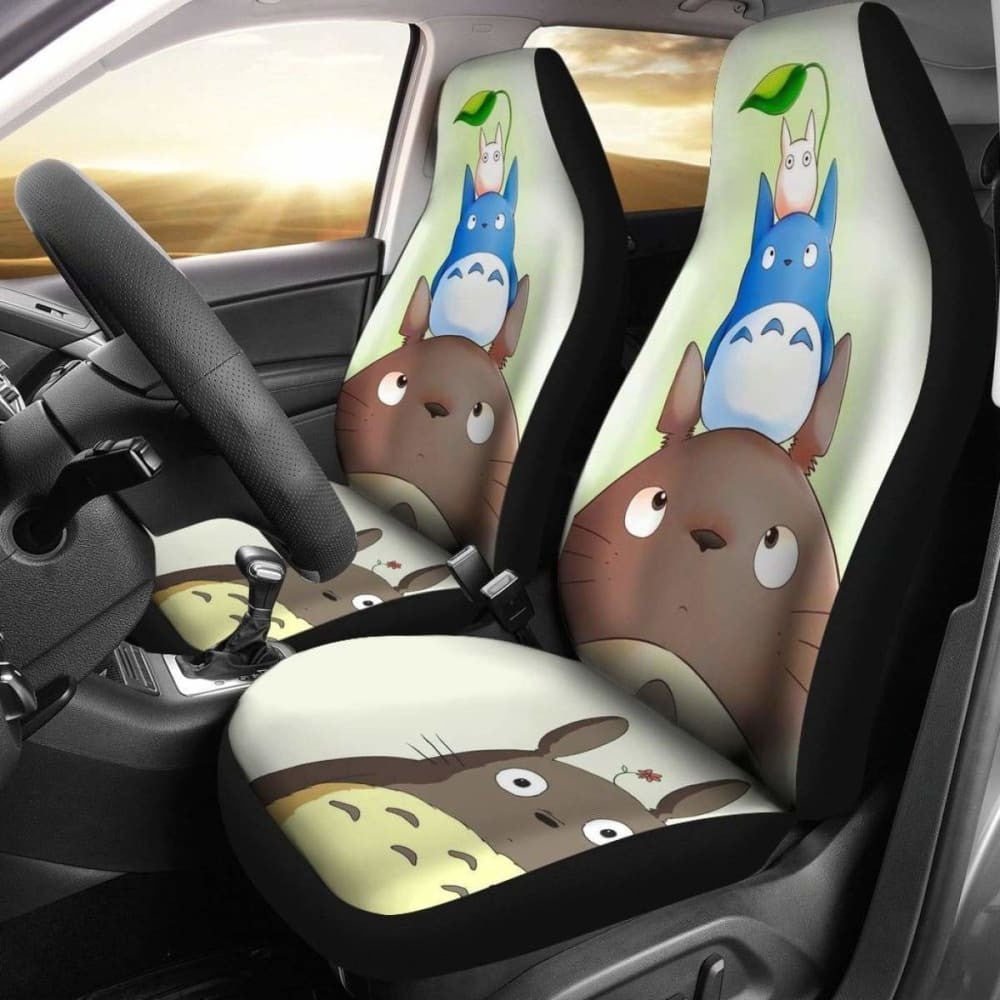 My Neighbor Totoro With Leaf Cute Car Seat Covers