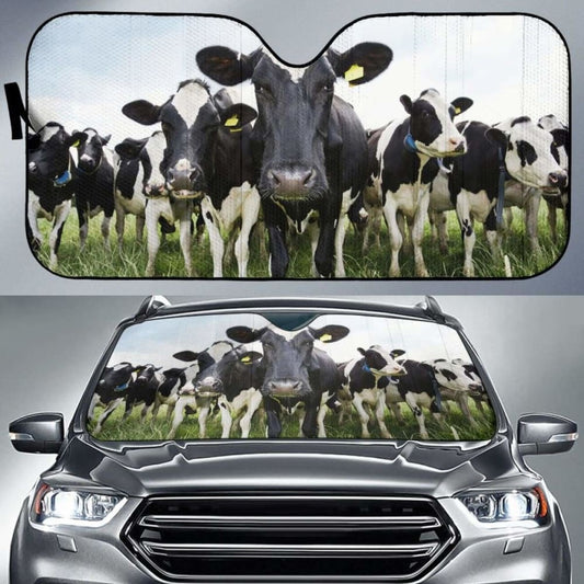 Auto Sun Shades - Cow