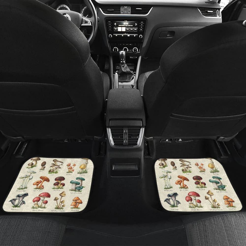 Mushroom Collection Car Floor Mats