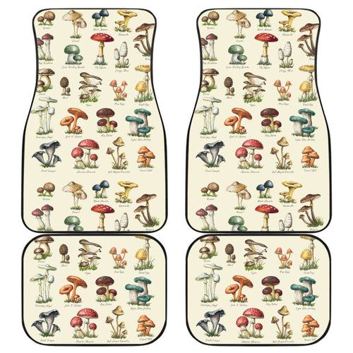 Mushroom Collection Car Floor Mats