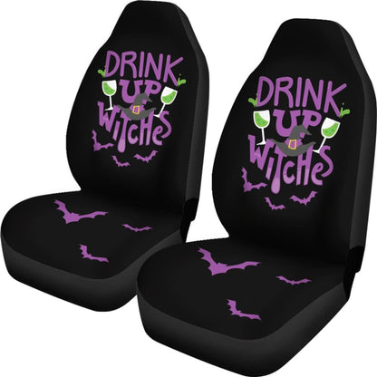 Drink Up Witches Car Seat Covers
