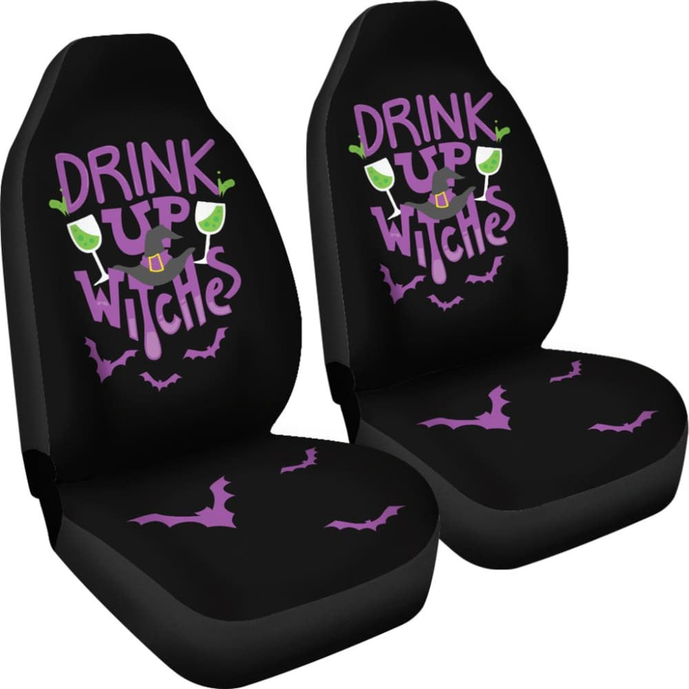 Drink Up Witches Car Seat Covers