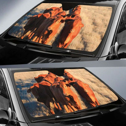 Auto Sun Shades - Cow