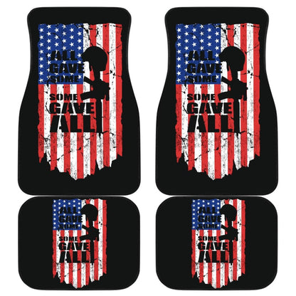All Gave Some, Some Gave All Patriotic Memorial Day Car Floor Mats