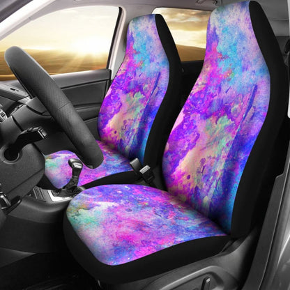 Water Colour Purple Car Seat Cover