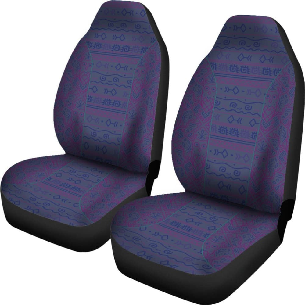 Aztec Light Purple Blue Car Seat Covers