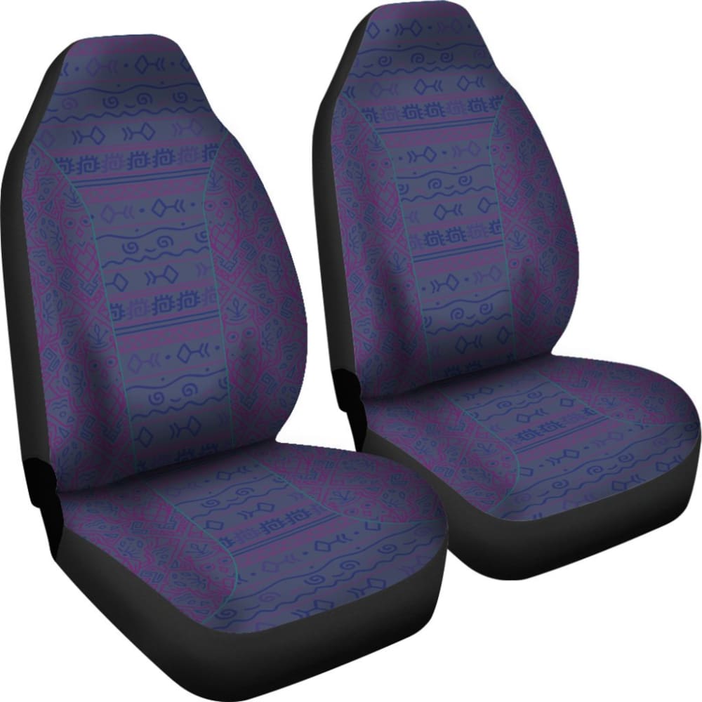 Aztec Light Purple Blue Car Seat Covers