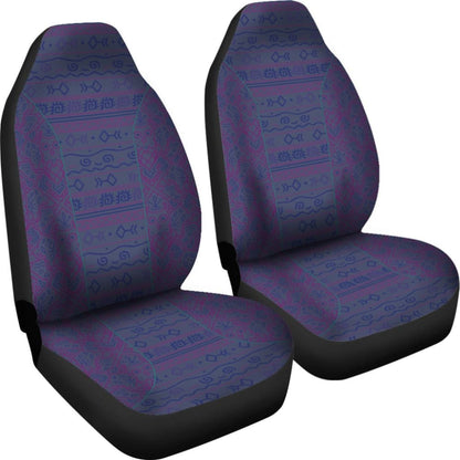 Aztec Light Purple Blue Car Seat Covers