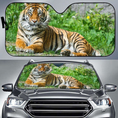 Sumatran Tiger Beautiful Tigress FemaleK Car Sun Shade