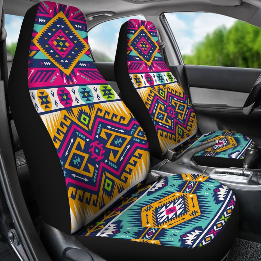 Colorful Aztec Car Seat Covers