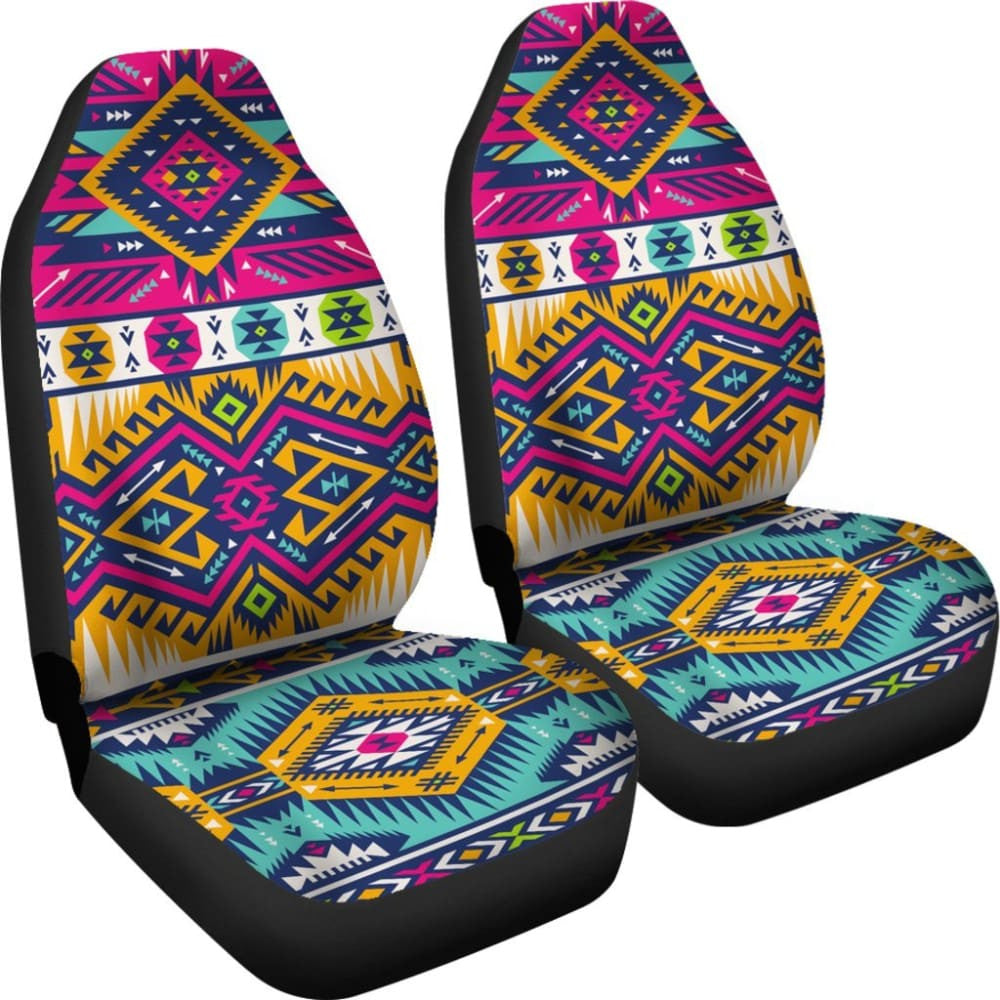 Colorful Aztec Car Seat Covers