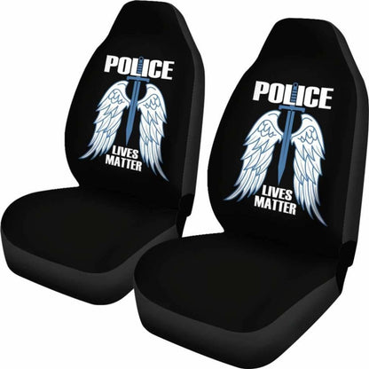 Police Lives Matter Car Seat Covers Amazing Gift
