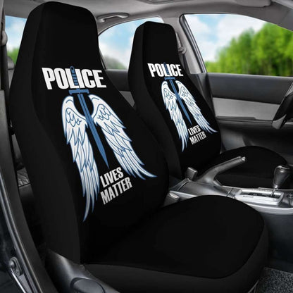 Police Lives Matter Car Seat Covers Amazing Gift