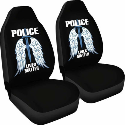 Police Lives Matter Car Seat Covers Amazing Gift